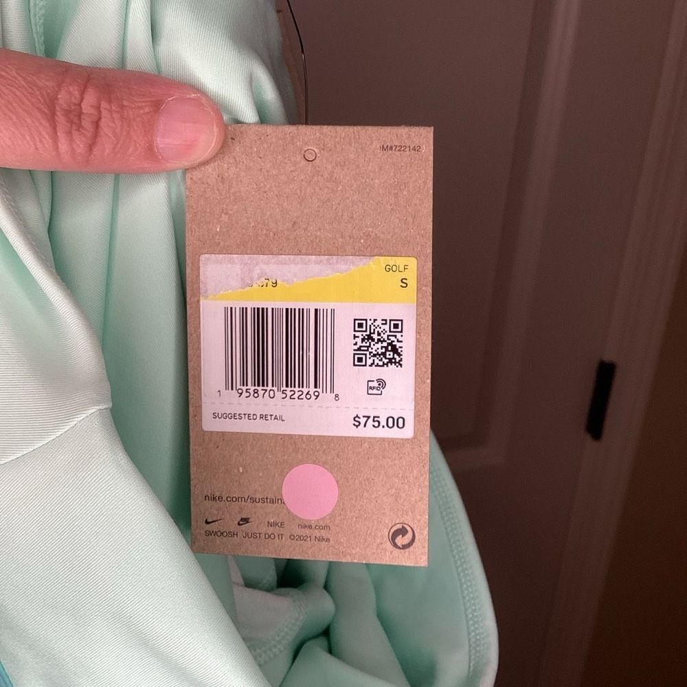 NWT Ladies Nike Drifit Golf / Tennis Skort small green/blue - Picture 5 of 6